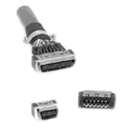 10136-3000VE  Connector 36 Position Plug Free Hanging In Line Solder Cup
