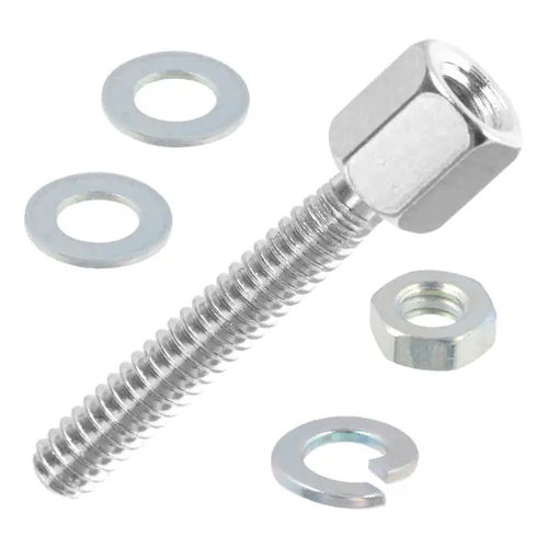 160-000-018R031  Connector Accessories Screw Lock Straight Brass Nickel :RoHS
