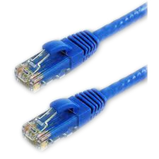 576-110-002  Value Series Cat 6 Booted Patch Cord, 2 FT, Blue #77951