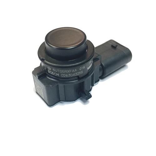 5UT05RXFAA - OEM - 0263043255 JET BLACK Parking PDC Sensor COMPATIBLE WITH 0263013576, 9261591, 66209261591, 66209261590, 66209261582, 9675202477KU, 0263023086, 0263013647, 3Q0919275, 66209261589, 66202220666, 66209288224