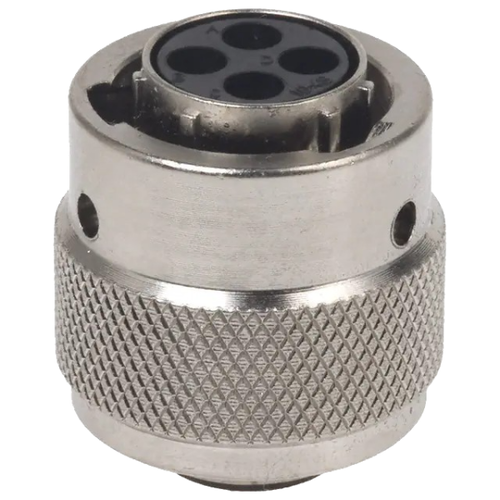 UT06104SH  Connector 4 Position Circular Plug Housing Free Hanging (In-Line) Coupling Nut