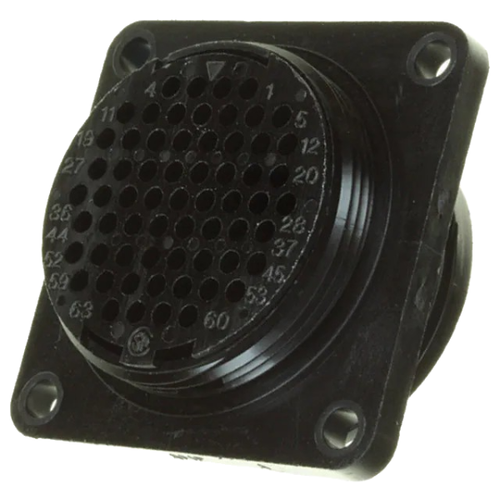 205843-1   Connector 63 Position Circular Receptacle Housing Panel Mount -