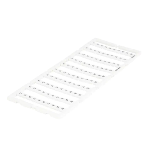 248-503   Connector Label, Snap In For 5mm Wide Terminal Blocks