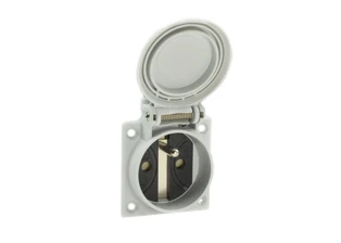 71120  Socket Outlet PA6 Weatherproof Wall Panel IP54 Gray
