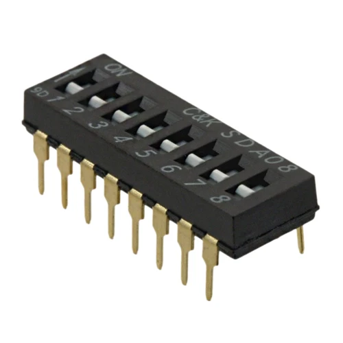 5pcs SDA08H0BD  SWITCH SLIDE DIP SPST 25MA 24V