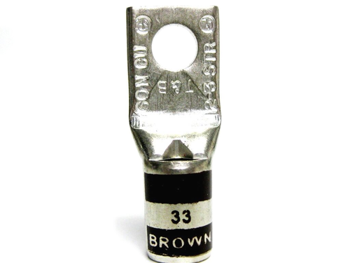 Pack of 8  3LL43  Copper Color keyed lug cable size: 8 Str to 4/0 AWG