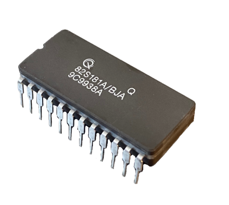 82S181A/BJA    Prom, 1K x 8, 24 Pin, Ceramic, DIP