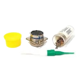 MS27508E24A35P  128 Position Circular Connector Receptacle, Male Pins Crimp