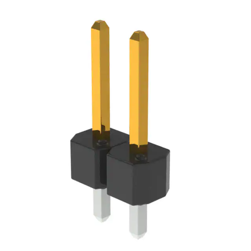 Pack of 7  68000-102HLF  Connector Header 2 position 2.54mm Through Hole :RoHS
