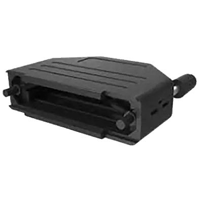 86303637BLF  Hood D-Sub 9Pos StrExit EconomicalSeries Thermoplastic 4.0-11.0mmCblDia SnapTo