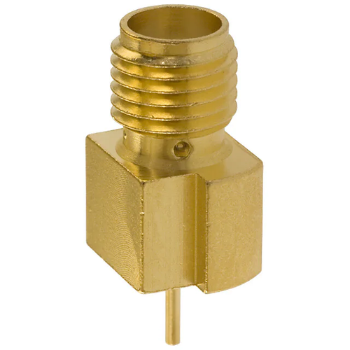 142-0721-881  SMA Connector Jack, Female Socket 50Ohm Board Edge, Cutout; Surface Mount Solder
