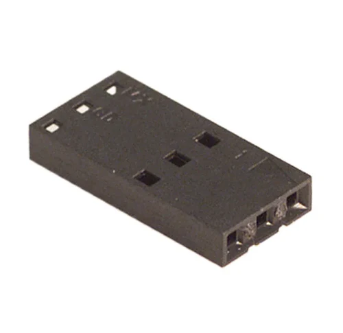 Pack of 10  50-57-9003   3 Rectangular Connectors - Housings Receptacle Black 0.100" (2.54mm) 
