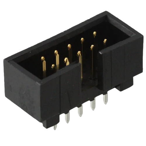 Pack of 2  0702461001   Connector Header Through Hole 10 position 0.100" (2.54mm)
