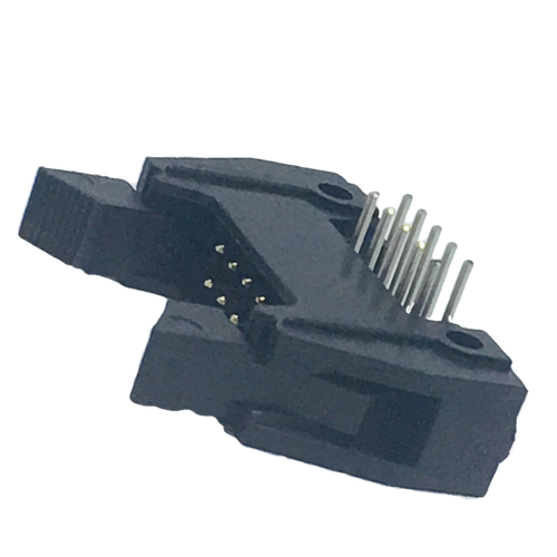 Pack of 6   D3793-5202AR  Conn Ejector Header HDR 10 POS 2.54mm Solder RA Thru-Hole