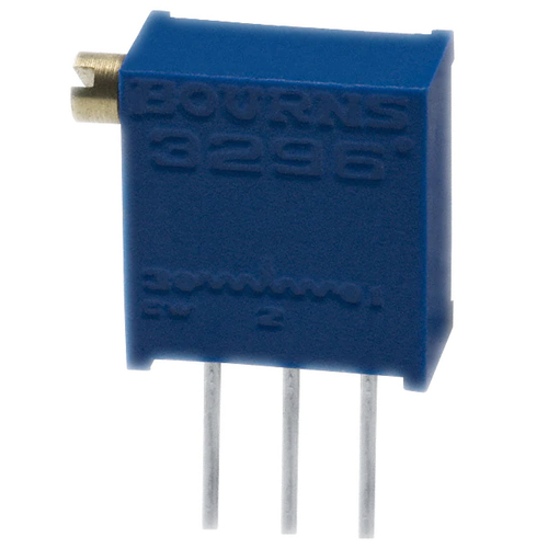 3296X-1-105LF  Trimmer Potentiometer 1MOhms 0.5W, 1/2W PC Pins Through Hole Cermet 25.0 Turn Side Adjustment :RoHS
