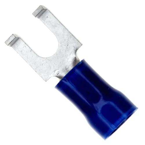 Pack of 10   2-324165-1   Connector Blue Terminal Crimp 6 Stud Spade 14-16 AWG
