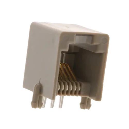 0520186616  Connector Modular Jack 6p6c (RJ11, RJ12, RJ14, RJ25) 90° Angle (Right) Unshielded, RoHS, Bulk