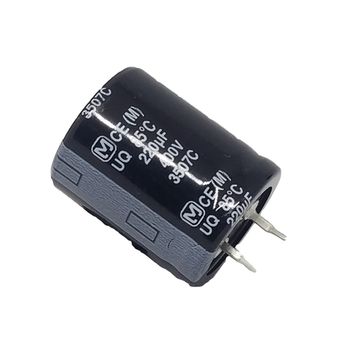 Pack of 2 EETUQ2G221CA   Capacitor Alum 220UF 20% 400V SNAP