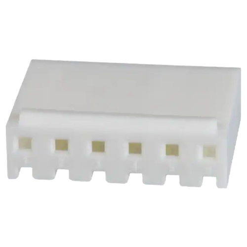Pack of 10   640250-6   Connectors 6 Rectangular - Housings Receptacle Natural 0.156" (3.96mm)