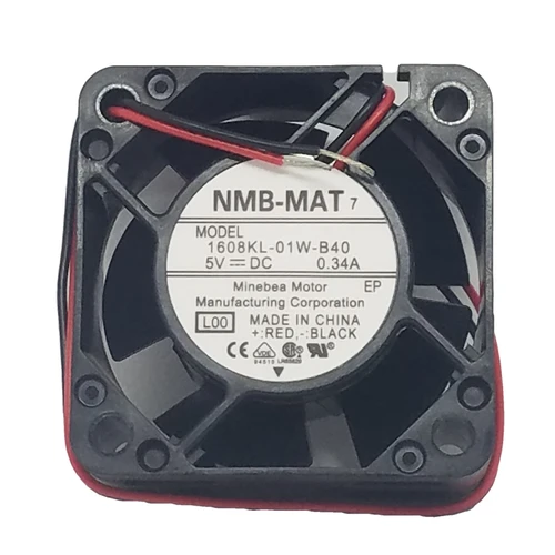 1608KL-01W-B40  1608KL-01W-B40-L00 DC Fan Axial Ball Bearing 5V 4.5V to 5.5V 8.4CFM 29dB