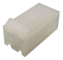 Pack of 160   09-50-3021  Conn Housing RCP 2 POS 3.96mm Crimp ST Cable Mount, Bulk