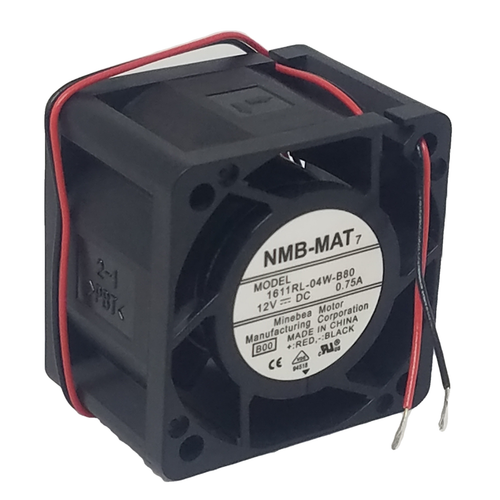 1611RL-04W-B80,  1611RL-04W-B80-B00 Axial Fan, 40MM, 12VDC, 620mA, Supply Voltage