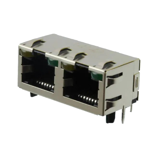 1116353-1    Connector/Modular Ethernet Connector INV MJ 1X2 PNL GRD LED, RoHS