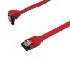 GC18ARM12 SATA 3 Cable Red Straight to Right 18"