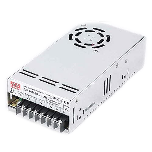 SP-200-15    Enclosed  Converters AC DC  1 Output 15V 85 ~ 264 VAC, 120 ~ 370 VDC Input, RoHS