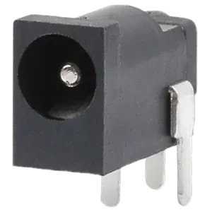 Pack of 10  PJ-031DH  Power Barrel Connector Jack 1.30mm ID (0.051"), 3.50mm OD (0.138") Through Hole, Right Angle :RoHS
