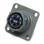 MS27497T14A5S  Circular MIL Spec Connector Receptacle 5 Position Gold Crimp JMS27497T14A5S