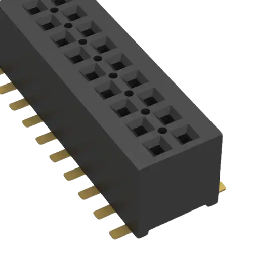 MLE-115-01-G-DV-P  Connector Receptacle 30 Position 0.039" (1.00mm) Surface Mount Gold 
