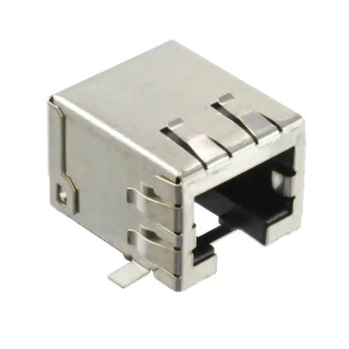 0855437001  Conn MOD 8p8c (RJ45, Ethernet) 90° Angle (Right) Shielded, EMI Finger Cat5e, Cut Tape, RoHS