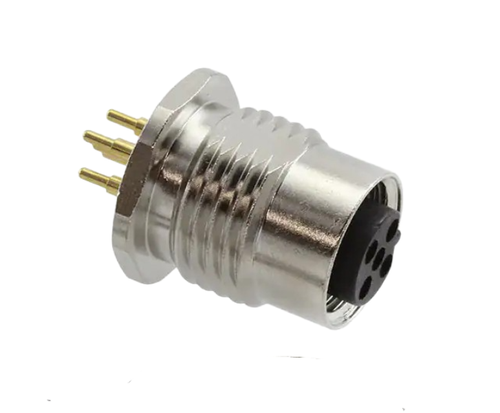 Pack of 2   T4141412051-000   5 Position Circular Connector Plug, Female Sockets Solder, RoHS