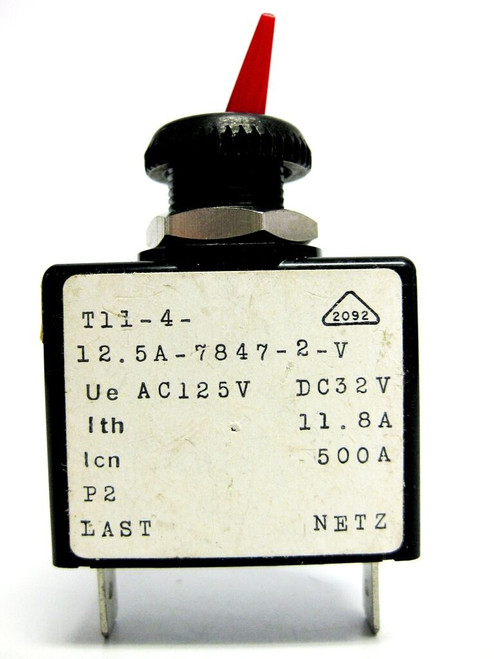 T11-4-12.5A-7847-2-V  Circuit Breaker
