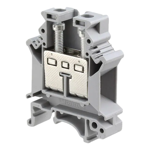 UK16N  Terminal Block Connector 2 Position Feed Through Gray 4-22 AWG :Rohs  3006043
