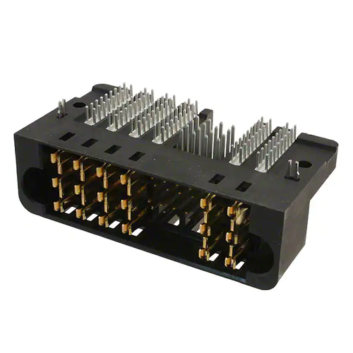 10074864-003LF  Connector Header, 22 Position Male Pins and Blades Through Hole, Right Angle Black Blade Power :Rohs
