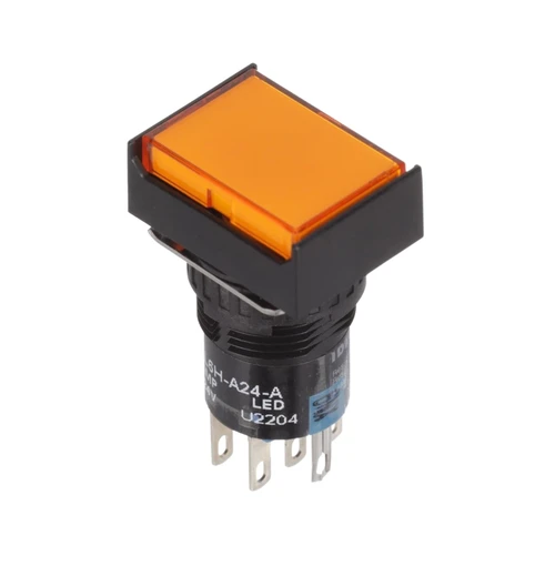 AL6H-A24-A  Pushbutton Switches 16mm Pushbutton Illuminated