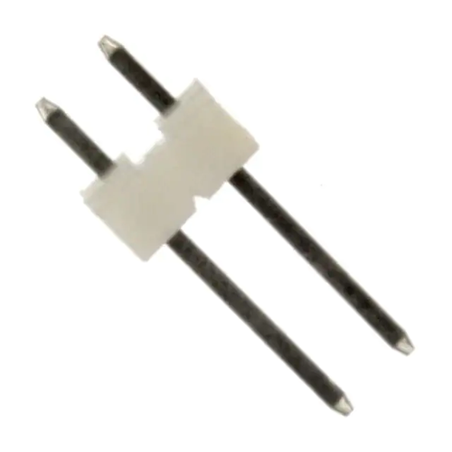 Pack of 6   3-644456-2  Connector Header Through Hole 2 position 0.100" (2.54mm) :Rohs
