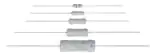 Pack of 10  ERG1SJ243E   Resistor 24 kOhms ±5% 1W Through Hole Axial Flame Retardant Coating, Safety Metal Oxide Film
