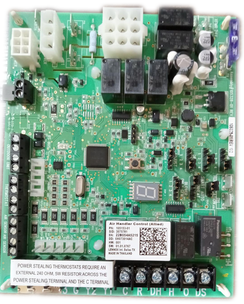 105153-01   Air Handler Control Board 22B054A5215 REV10.2

