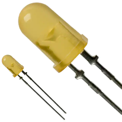 Pack of 10  LNG401YKX  Amber LED Indication - Discrete 2.2V Radial :Rohs
