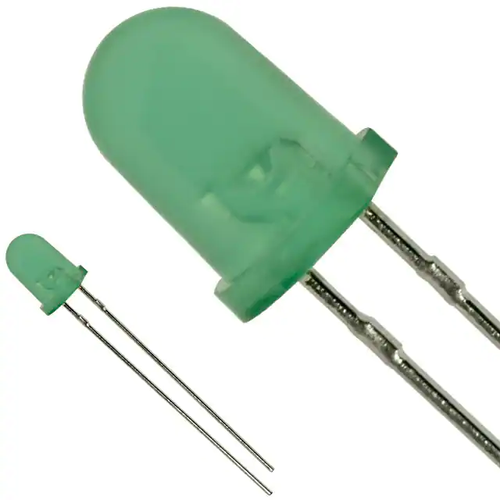 Pack of 10  LN31GPSLX  Green LED Indication - Discrete 2.2V Radial :Rohs
