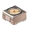 Pack of 4  PVG3502C0IR00  	Res Cermet Trimmer 5K Ohm 20% 0.25W(1/4W) 1(Elec)/1(Mech)Turns 2.2mm (3.6 X 3.6 X 2mm) J-Hook SMD, Cut Tape, RoHS