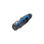 NC3FX-B  XLR Connectors 3C Female Black
