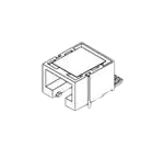 0855020007  Connector Jack Modular Ethernet 6 Position  1.27mm Solder RA SMD 6 Terminal 1 Port Cat 3 :RoHS, Cut Tape 85502-0007
