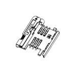0912280001  Connectors Memory Card SIM Card Reader 6 Position SMT w/ejector :Cut Tape  91228-0001
