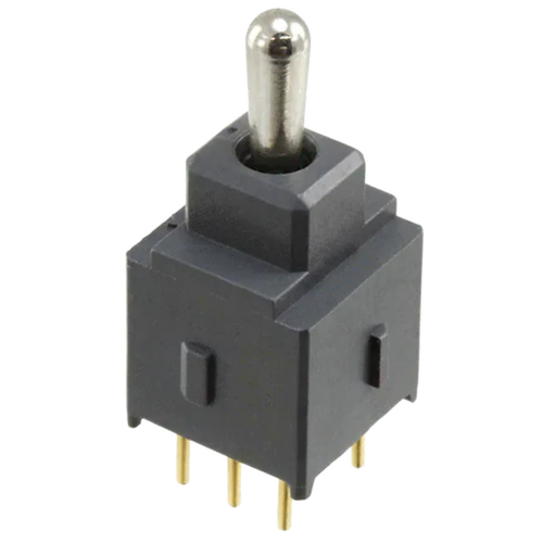 A24JP  Toggle Switches SP3T, On-On-On w/PC Terminals