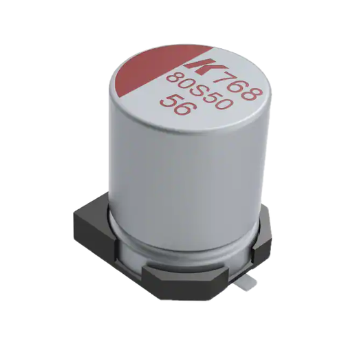 Pack of 4  A768MS107M1HLAE024  Aluminum Polymer Capacitor 100UF 20% 50V SMD Radial :RoHS, Cut Tape
