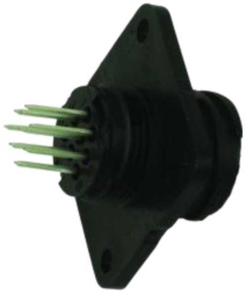 208657-1   Conn, RCPT, Fmale, 8POS Gold Solder, RoHS